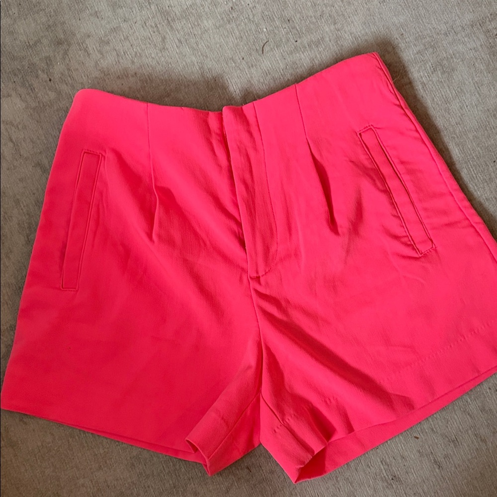 a new day High Waist Neon Pink Shorts